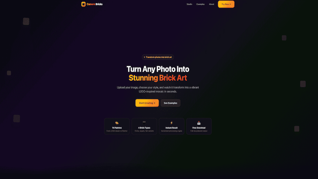 Immagine Lego Brick - Web Application